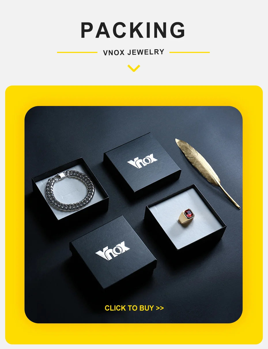 Vnox Custom Envelope Photo Necklace – Stainless Steel Personalized Pendant for Women & Girls
