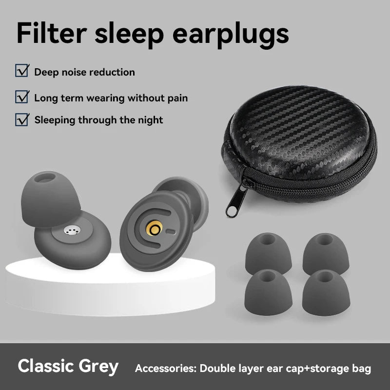 Soft Reusable Noise Reduction Earplugs – Hearing Protection for Concerts, Travel, Work & Sleep