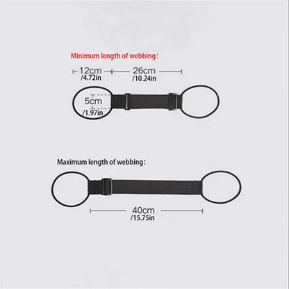 Adjustable Luggage Strap with Elastic Shoulder Pad – Travel Safety Belt & Secure Luggage Accessory