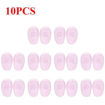 Silicone Ear Covers - Waterproof Hairdressing Ear Caps, Earmuffs for Shower, Salon, Bathing & Spa Use