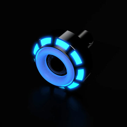 Universal Motorcycle Equipment  Warning Lamp - Angel Eye RGB Flashing Brake Tail / Rear LED Light, Motorbike Accessories