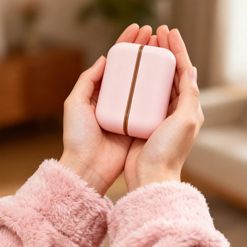 Magnetic Split Hand Warmers – Dual Electric Pocket Heaters with LCD Temperature Display and Independent Heating Controls