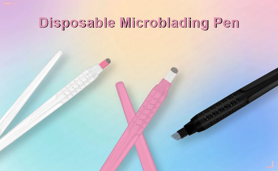 10PCS Microblading Disposable Pens — U18 0.18mm Microblade Tools for Eyebrow Permanent Makeup