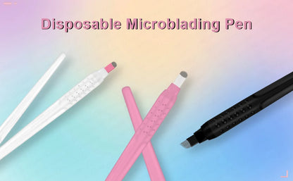 10PCS Microblading Disposable Pens — U18 0.18mm Microblade Tools for Eyebrow Permanent Makeup