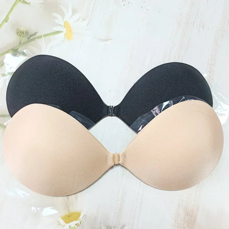 Palm Push-Up Invisible Silicone Bra – Self-Adhesive Strapless Breast Lift Pads for Women, Chest Stickers & Sexy Silicone Bra Cover