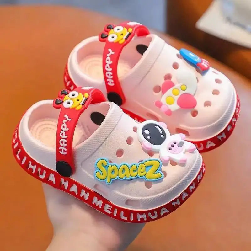 Kids Summer Sandals - Soft Anti-Skid Cartoon Hole Shoes for Boys & Girls