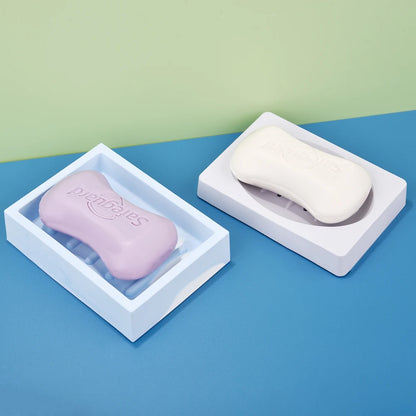 DIY Silicone Soap Dish Mold – Epoxy Resin Soap Holder with Drain, Practical Storage Box for Home Decoration
