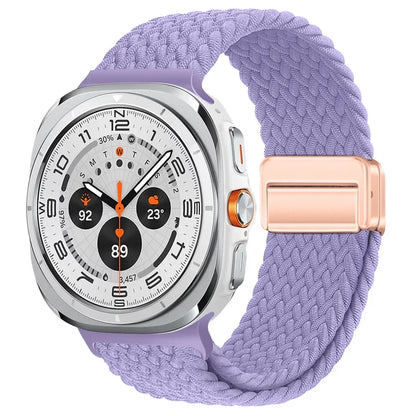 Magnetic Nylon Strap for Samsung Galaxy Watch Ultra 47mm – Adjustable Loop Bracelet Band Accessory