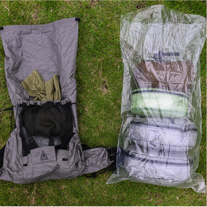 Ultralight Backpack Liner Bag - 14g Waterproof Polycro Inner Dry Storage Bag for Hiking, Trekking & Camping
