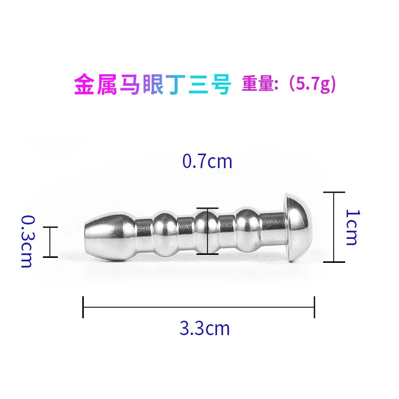 28-Piece Stainless Steel Urethral Sound Set – Hollow Urethra Dilator & Male Stimulation Chastity Toy