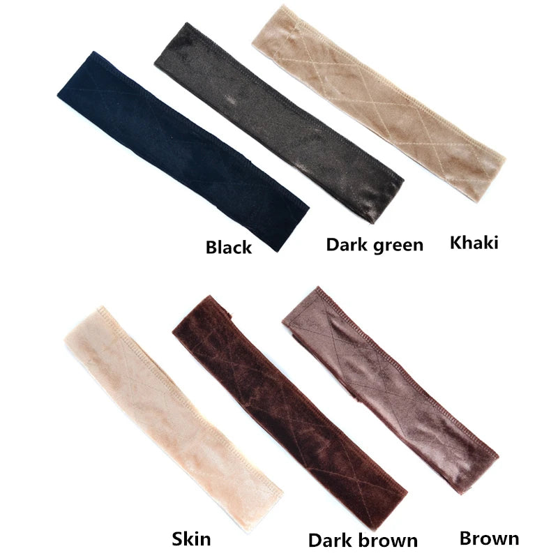 Adjustable Velvet Wig Grip Band - No-Slip Headband for Lace Front Wigs, Secure Wig Holder for Women