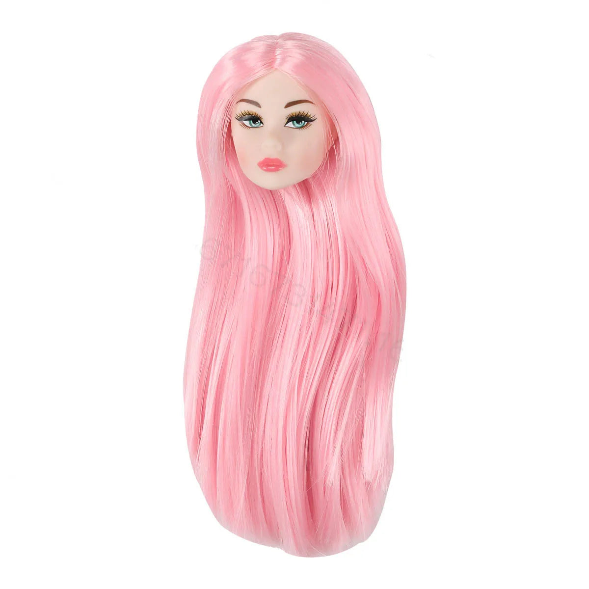 1/6 Supermodel Doll Head Accessories – European & American Makeup Heads for 30cm Dolls in White, Normal & Chocolate Skin