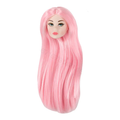 1/6 Supermodel Doll Head Accessories – European & American Makeup Heads for 30cm Dolls in White, Normal & Chocolate Skin