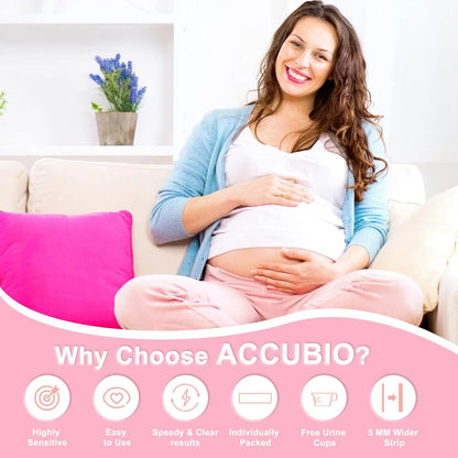 50 Pregnancy Test Strips – Early Detection HCG Tests for Women, Over 99% Accurate, Results Up to 6 Days Early