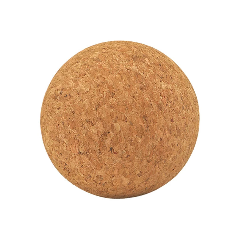 Cork Massage Ball — Back & Foot Myofascial Therapy for Muscle Relaxation, Tension Release & Trigger Point Massage