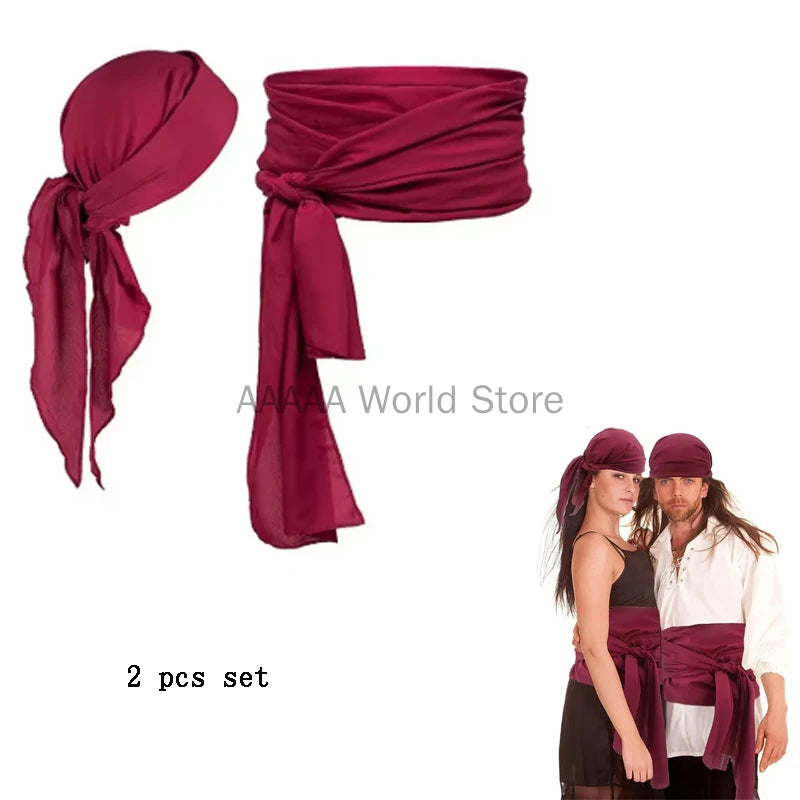 Medieval Renaissance Hooded Cloak – Halloween Costume Cape Wrap with Brooch, Cowl Scarf for Rogue Cosplay