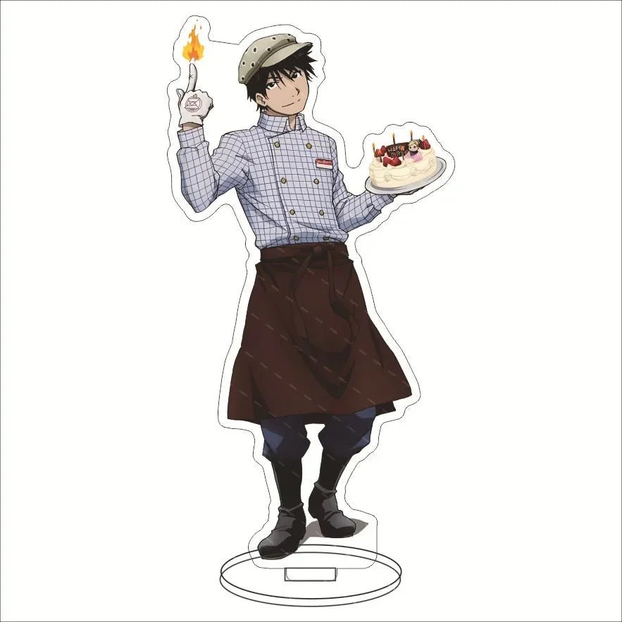 Fullmetal Alchemist Acrylic Stand — 15cm Anime Action Figure PVC Desktop Model Toy Gift