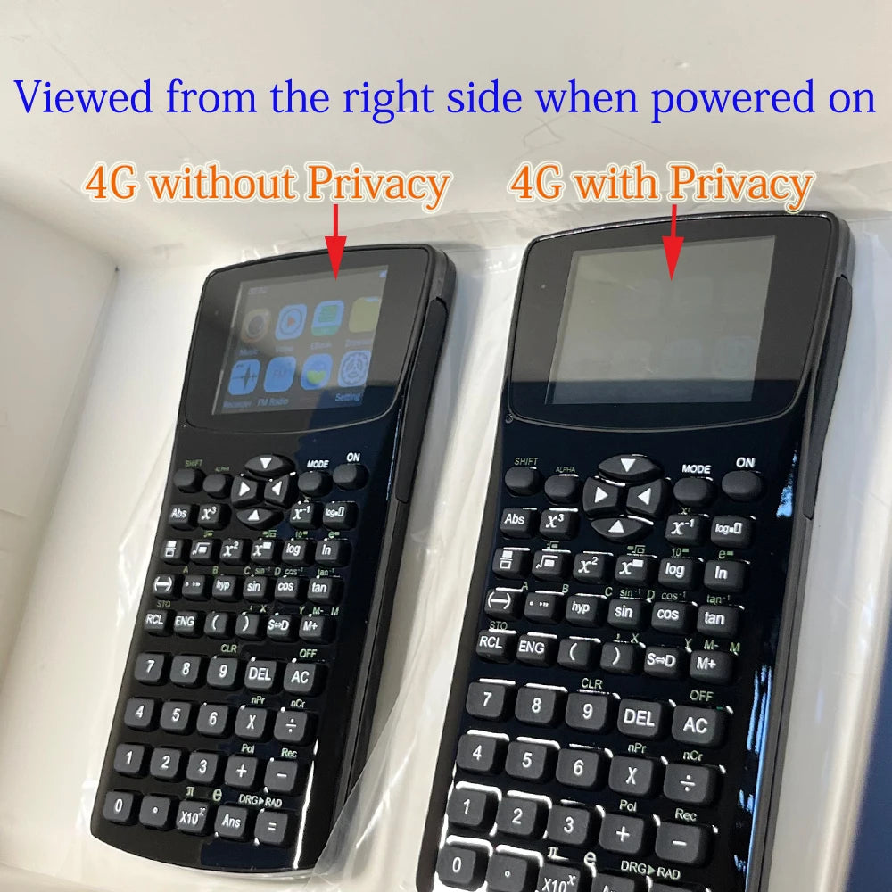 Fashion Student MP4 Player & Calculator – Emergency Button, Quick Response, Text & Video, Privacy Film Option