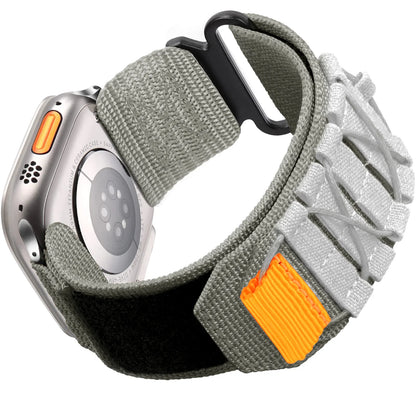 Tactical Nylon Strap for Apple Watch – Alpine Trail Loop Band for 40-49mm Series Ultra2, 11, 7-9, SE