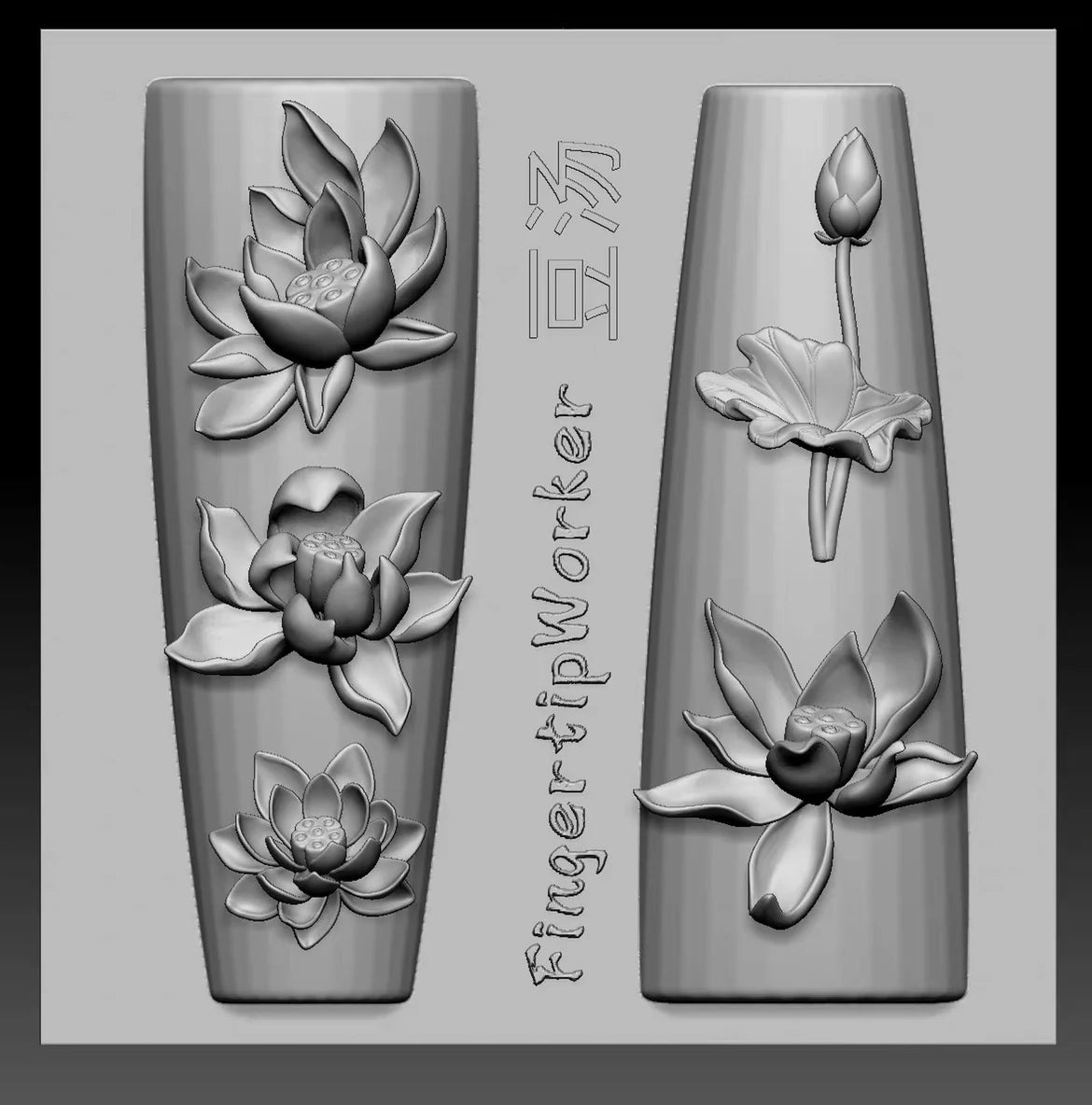 Snake Lolita Bow, Mushroom, Rose, Lotus, Bear 3D Acrylic Nail Mold - DIY Silicone Nail Decorations & Nail Art Products