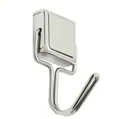 50PCS Strong Magnetic Hooks — Multi-Purpose Home, Kitchen & Bathroom Storage Hangers