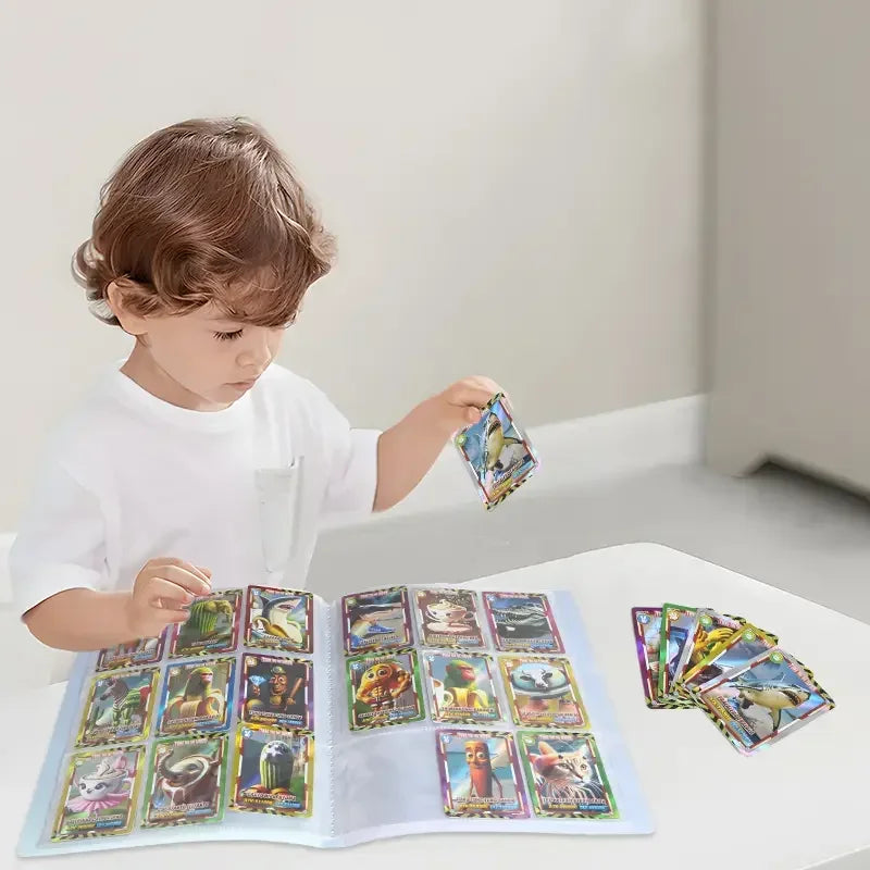 Italian Brainrot Trading Card Binder Album – 9-Pocket Anime Card Storage Holder, Collection Protector Notebook, Birthday Gift for Collectors