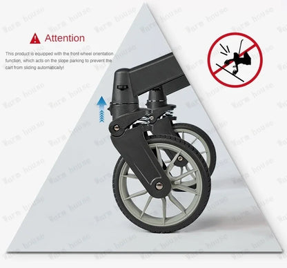2025 New 4-in-1 Baby Stroller — Luxury Foldable Multifunctional Carriage & Portable Pram