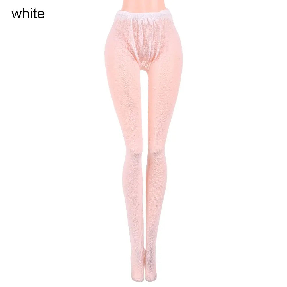 20 Styles 1/6 Doll Mini Fishnet Tights – Silk Stockings, Elastic Leggings, Panty Hose & Socks for 30cm Dolls