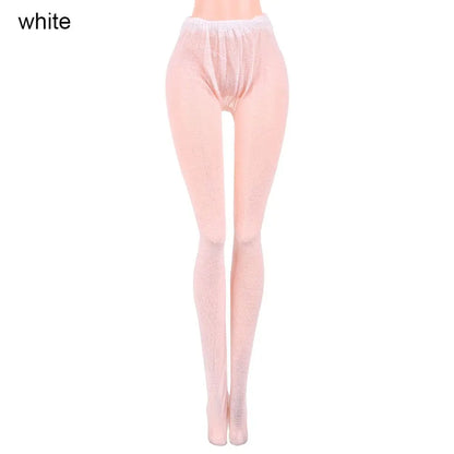 20 Styles 1/6 Doll Mini Fishnet Tights – Silk Stockings, Elastic Leggings, Panty Hose & Socks for 30cm Dolls