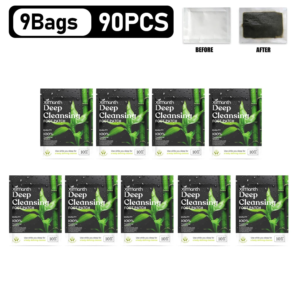 10-200PCS Detox Foot Patches – Herbal Stress Relief & Deep Sleep Aid | Foot Care & Body Detox Stickers