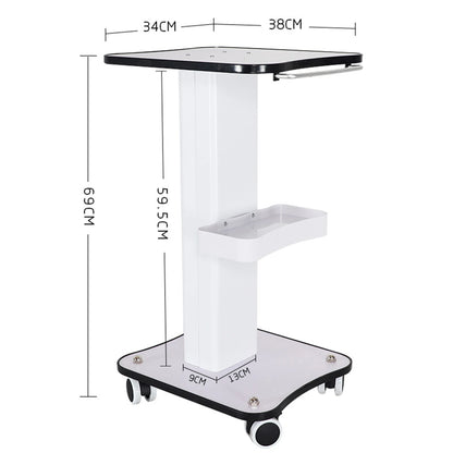 40Kg Salon Rolling Trolley Cart – Spa & Beauty Storage Organizer with Machine Stand, Heavy-Duty Spa Cart
