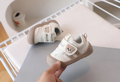2025 Toddler Shoes — PU Leather Soft-Sole Sneakers for Baby Boys & Girls, Ergonomic First-Step Sport Shoes