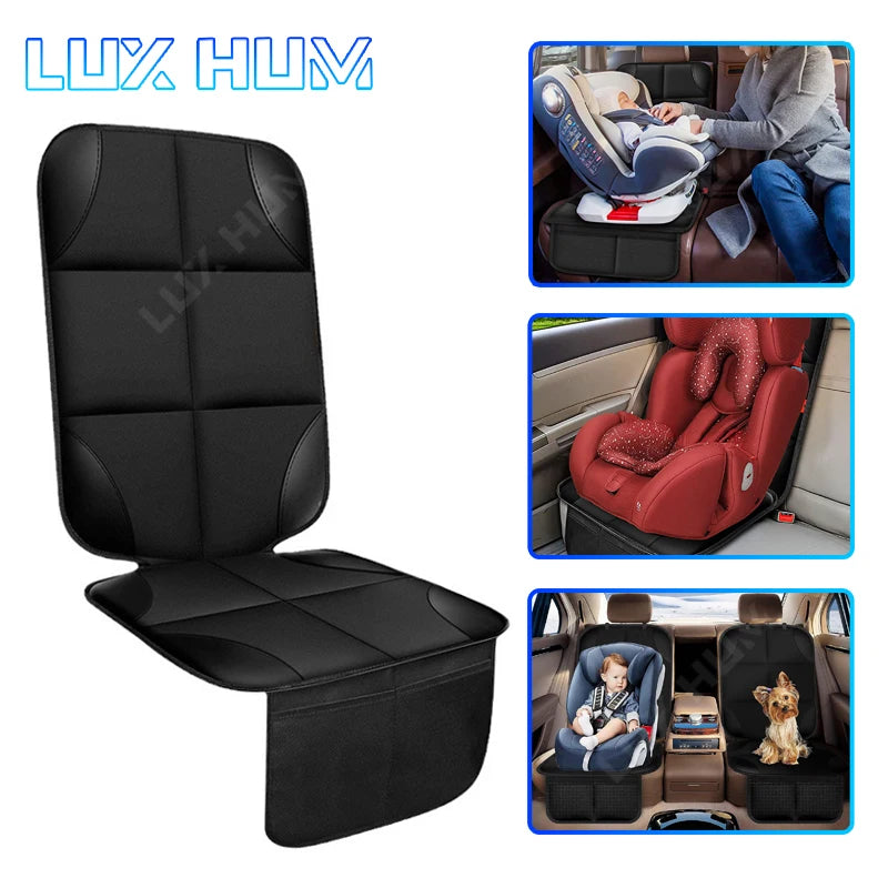 Car Seat Protector Mat - Waterproof Oxford Anti-Slip Cushion for Baby & Child Safety Seats