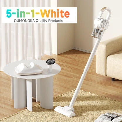 5 in 1 Cordless Handheld Vacuum Cleaner – Rechargeable Wireless Mini Vacuum & Air Gun for Home, Car & Pet Cleaning