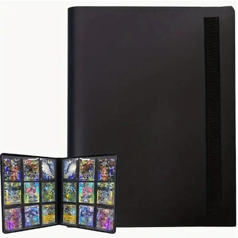 Trading Card Binder - 160/360/480 Capacity Side-Loading PP Card Holder Album for Gaming Cards
