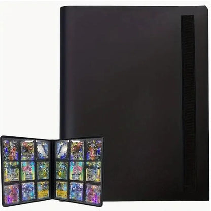 Trading Card Binder - 160/360/480 Capacity Side-Loading PP Card Holder Album for Gaming Cards