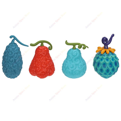 12pcs One Piece Devil Fruit Figures Set – Boa Hancock Love-Love, Robin Flower-Flower, Fish-Fish & Azure Dragon Model Toys
