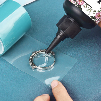 Crystal Epoxy Resin UV Glue - Quick Drying Hardener for DIY Jewelry Making, Available in 20g-1000g with UV Lamp Accessories
