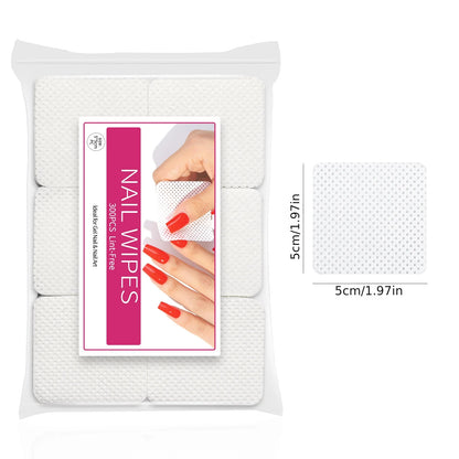 Nail Polish Remover Wipes – Non-Woven Nail Cleaning Pads for Women & Beauty Salon Use