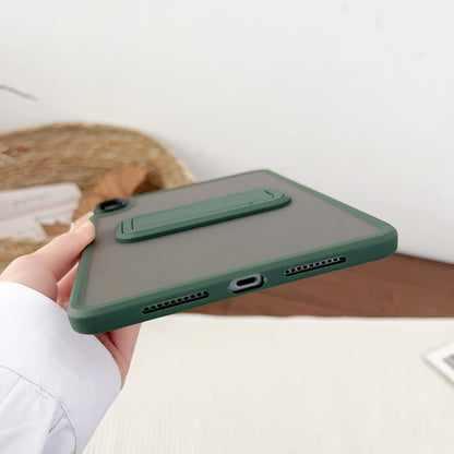 Matte Stand Case for iPad Air, Pro & Mini – Hard Kickstand Tablet Cover for 9.7" to 11" Models (4th-10th Gen)