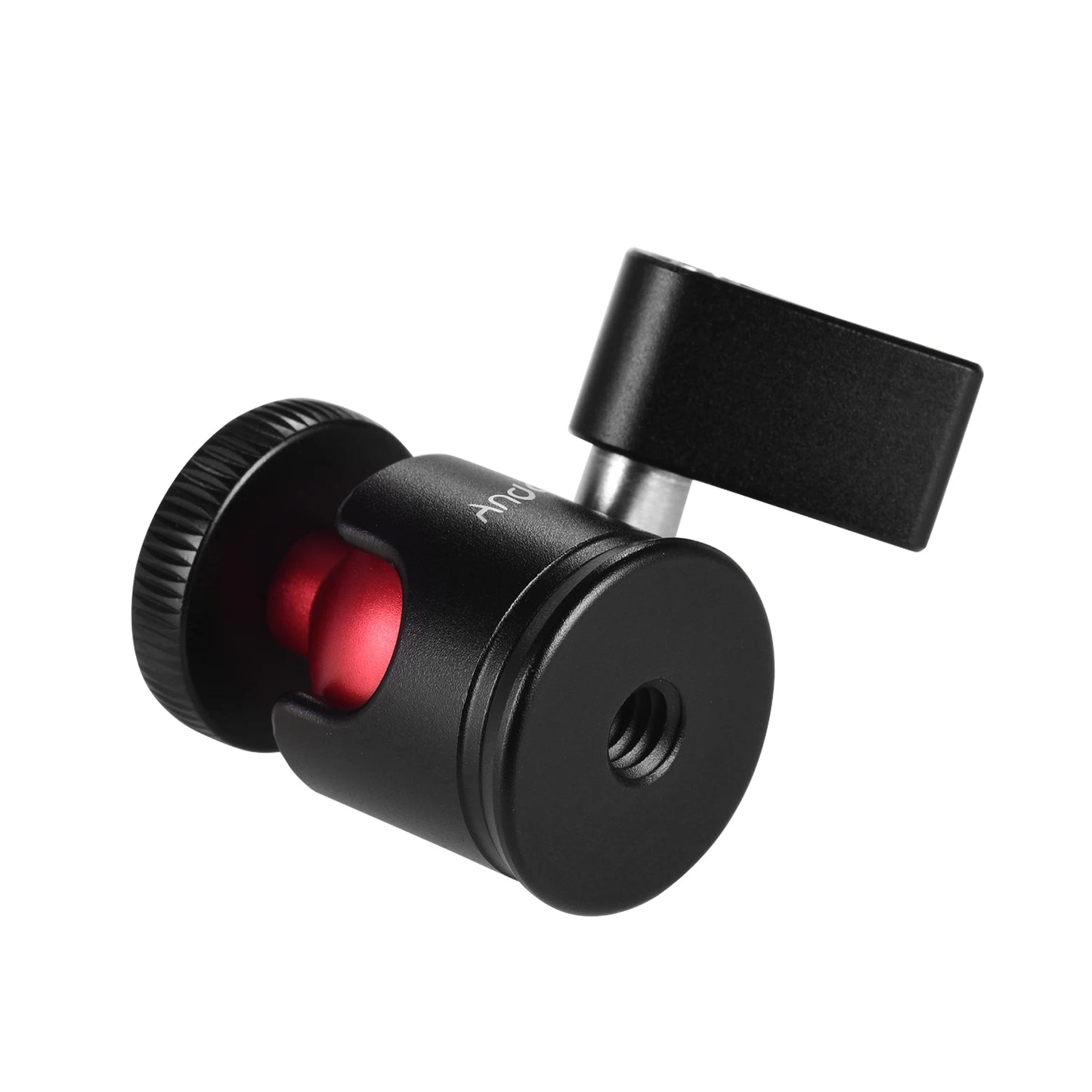 Andoer Mini Tripod Ball Head with 360° Swivel, U-Shaped Slot Design, Rotatable for DSLR Camera and Tripod