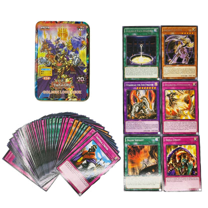Yu-Gi-Oh! Kaiba Pack 3 Card Deck - English TCG Holographic Blue-Eyes White Dragon Cards with Tin Box