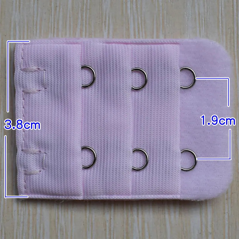 3.8cm 2-Hook Bra Extender Clip – Adjustable Back Belt Buckle for Women’s Underwear & Soft Bra Extension