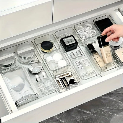 Cosmetic & Stationery Storage Box – Makeup, Office Supplies, Desk & Drawer Organizer for Home