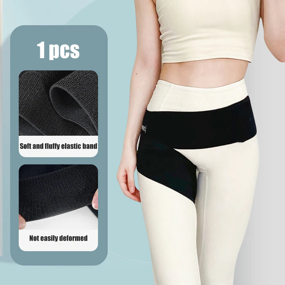 Hip Brace Sciatica Groin Wrap – Thigh Compression Sleeve for Hip Flexor Support & Pain Relief