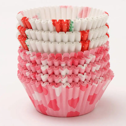 100PCS Cake Cups – Paper Cupcake Liners & Muffin Wrappers for Baking & Cake Decorating