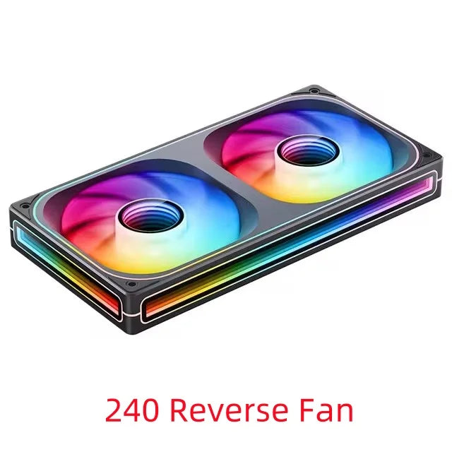 JONSBO ZB-120/240/360 ARGB Computer Case Fan — 12cm 5V 120mm PWM Water-Cooled Fan Kit with Forward/Reverse Rotation