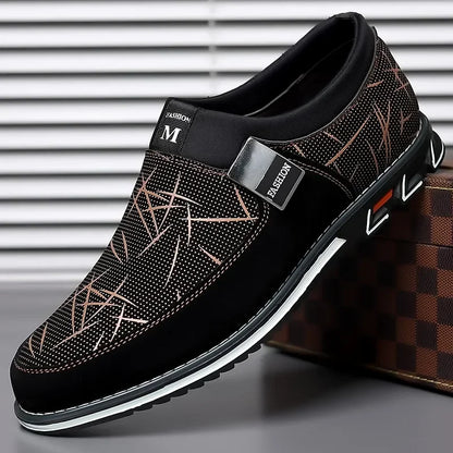 Men’s Luxury Leather Loafers - Classic Slip-On Business, Office, Formal and Party Shoes