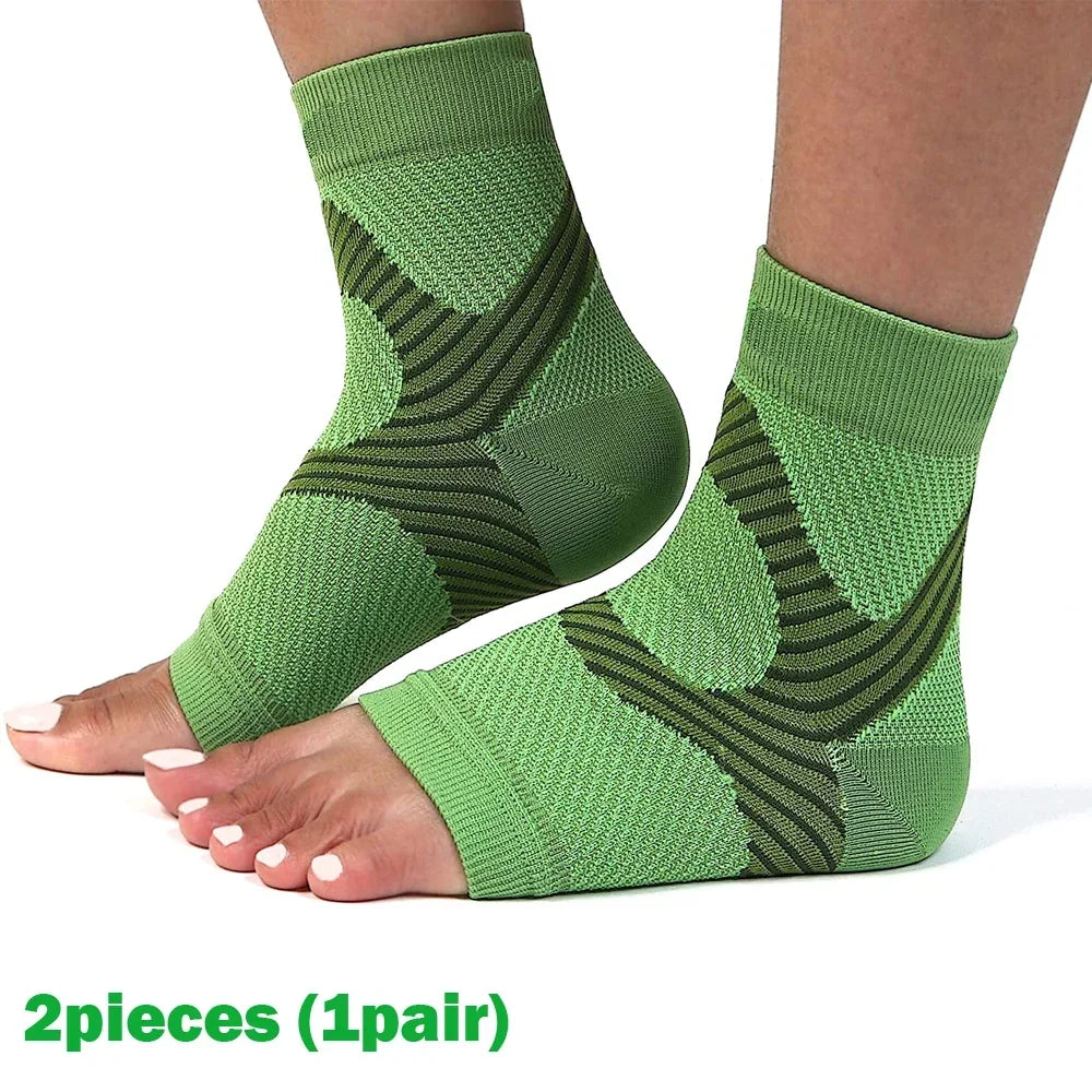 Plantar Fasciitis Night Splint Socks - Compression Heel Support for Foot and Heel Pain