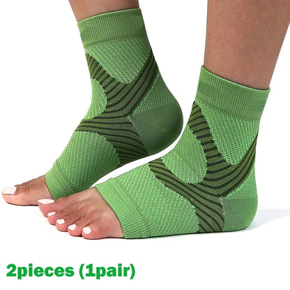 Plantar Fasciitis Night Splint Socks - Compression Heel Support for Foot and Heel Pain